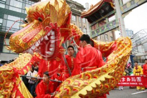 Chinesisches Neujahrsfest - Drachentanz Chinesisches Neujahrsfest - Drachentanz