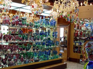 Murano Glasschmuck - Glasverkauf Austellungsraum