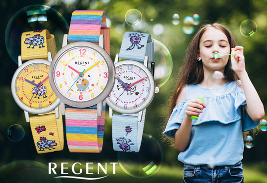Niedliche Kinderuhren von Regent
