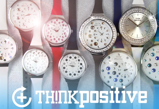 Think Positive - Extravagante Armbanduhren