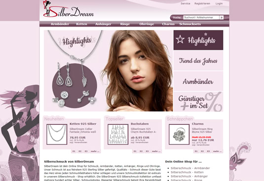 SilberDream Online Shop