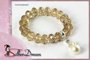 Glasbead Armband von SilberDream Charms; Artikel FC0202